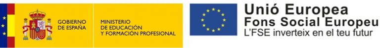 Ministerio de Educación y Formación Profesional - Fondo Social Europeo